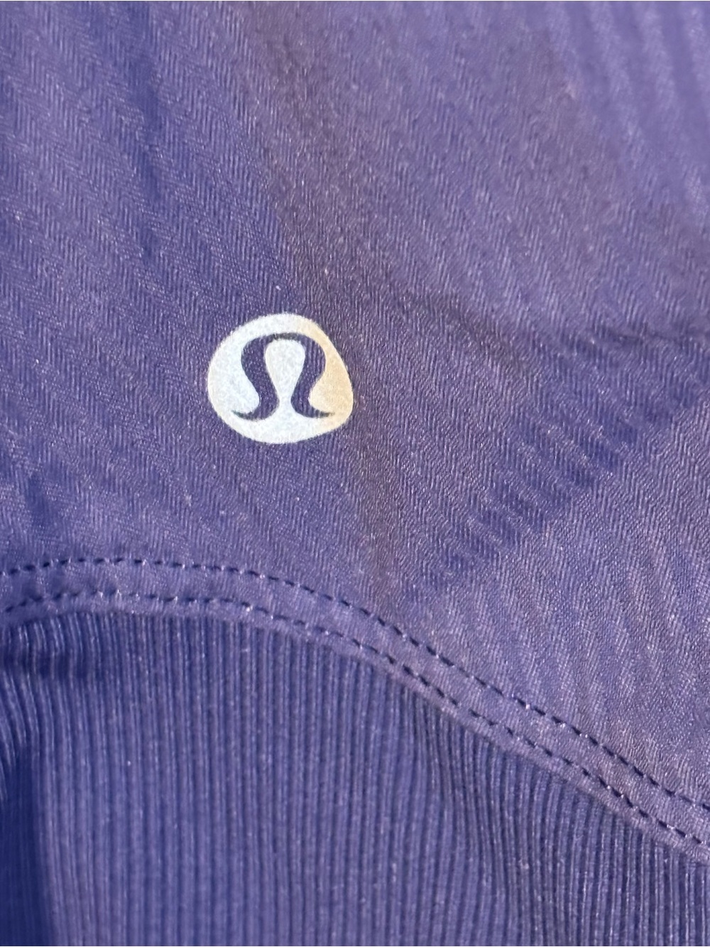 Lululemon In Flux Jacket Hoodie Reversible Navy Size 6 Thumbholes - Picture 10 of 11
